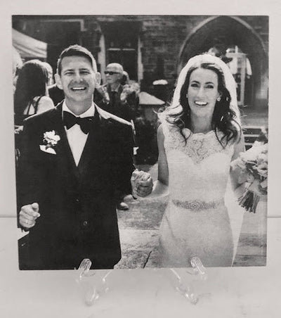 Photo Engraving Ceramic Tiles: Norton White Tile Method