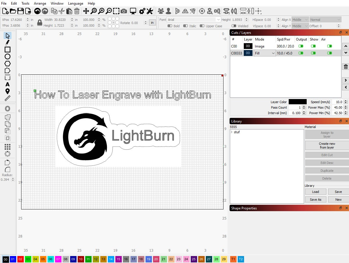 Using Image For Lightburn How to Use Lightburn Software for Beginners – OMTech AU