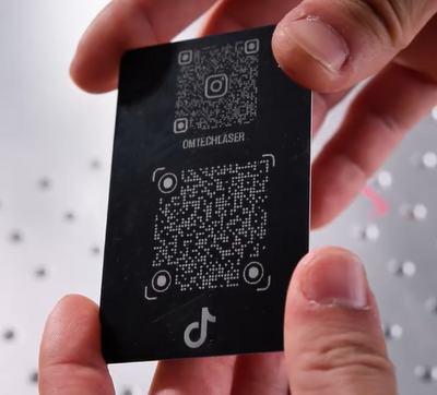 Engraving QR Codes with Laser Precision
