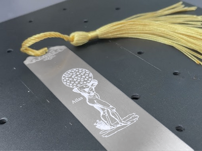 Create Durable Metal Bookmarks with a Fibre Laser