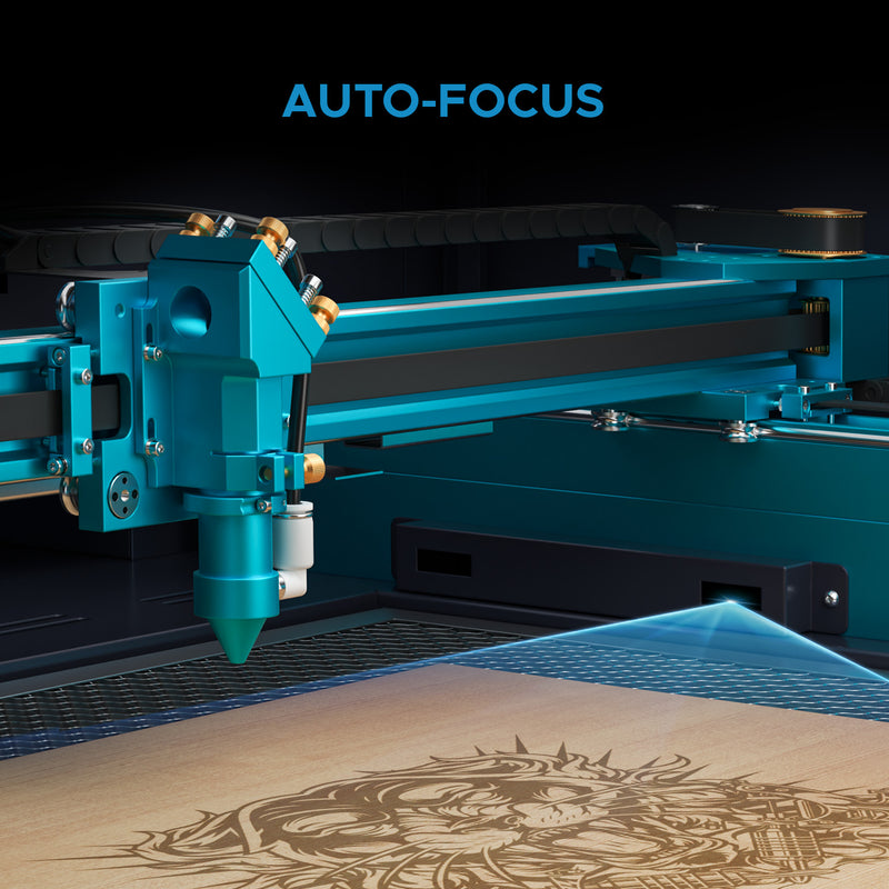 60W CO2 Laser Engraving Machine & Cutter with 700×500 mm Engraving Area and Autofocus| Pronto-35S