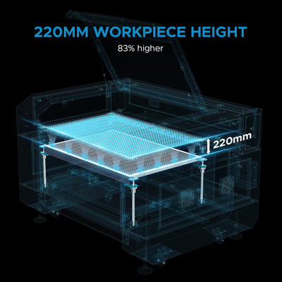 60W CO2 Laser Engraving Machine & Cutter with 700×500 mm Engraving Area and Autofocus| Pronto-35S