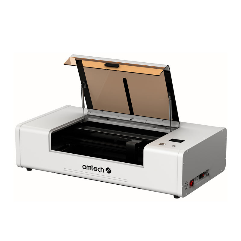 55W CO2 Polar Lite Desktop Laser Cutter and Engraver with 50x300 mm Engraving Area and Autofocus | OMTech Polar Lite