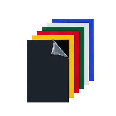6-Pack Colored Acrylic Sheets – 8" x 12" | 0.1" Laser-Ready Plexiglass