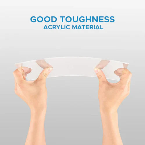 OMTech 10 Pack Clear Acrylic Sheets, 12x8 Inch Plexiglass Sheets for Laser Engraving & Cutting Size