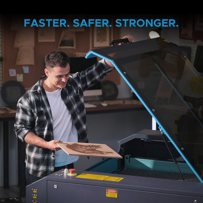90W CO2 Laser Engraving Machine & Cutter with 700×500 mm Engraving Area and Autofocus| Pronto-35N
