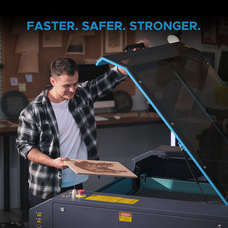 90W CO2 Laser Engraving Machine & Cutter with 700×500 mm Engraving Area and Autofocus| Pronto-35N