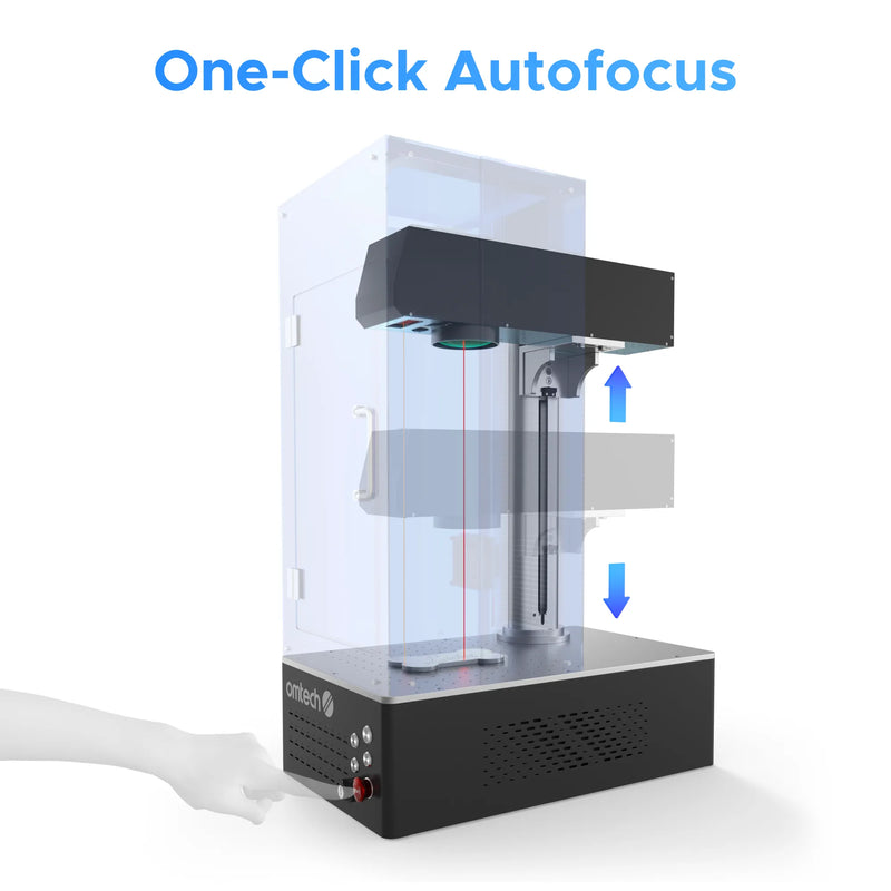 OMTech fiber cutter with autofocus