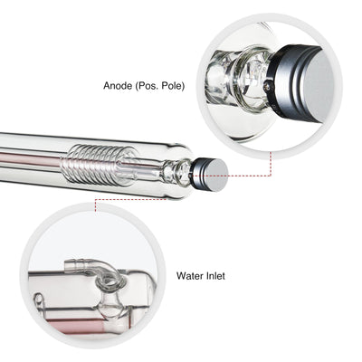 80W CO2 Laser Tube for Laser Engraving Machines & Cutters | YL-80