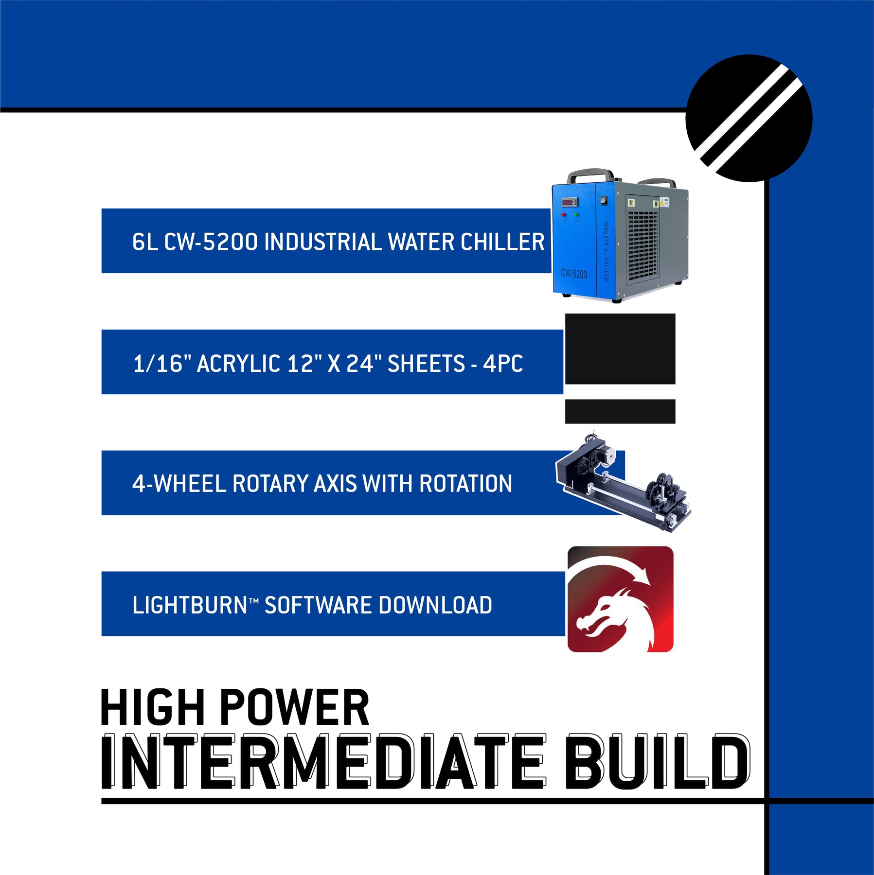 High Power Intermediate Build – OMTech AU