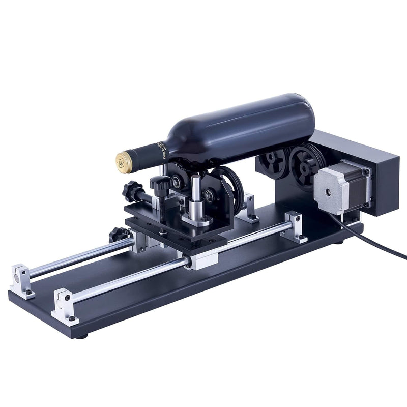 4-Wheel Rotary Axis with 360 Degree Rotation for 50W and Up CO2 Laser Engraver Cutting Machine